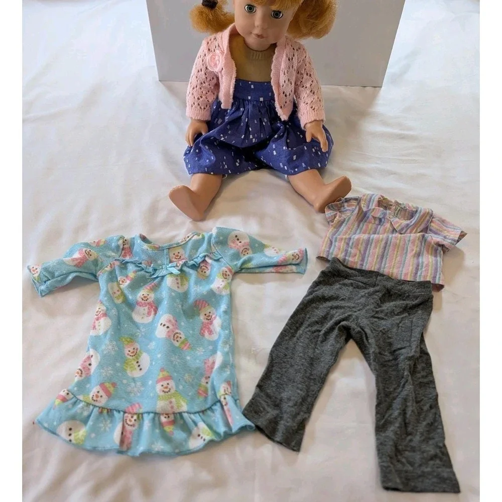 Gotz Puppo Vintage Doll‎ Red Braid Hair Sleepy Eyes 19